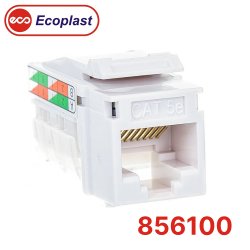 856100 Механизм розетки компьютерной RJ-45. кат.5е. UTP модуль (8 контактов) LK45 Экопласт856100 фото