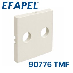 90776 TMF EFAPEL Лицевая панель для TV/Радио розеток, бежевый (90776 TMF)