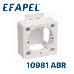 10981 ABR EFAPEL Установочная  коробка 60 мм между винтами (Apolo5000) белый