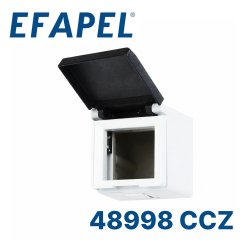 48998 CCZ EFAPEL Корпус IP65 для установки модулей 45х45, серый