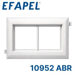 10952 ABR EFAPEL Суппорт двойной под модули 45х45 для кабельных каналов (110х50,110х34,90х50,185х50,185х65)