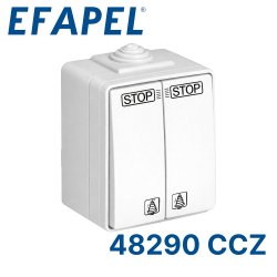 48290 CCZ EFAPEL Выключатель для жалюзи, серый