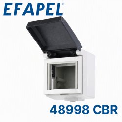 48998 CBR EFAPEL Корпус IP65 для установки модулей 45х45, белый