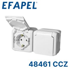 48461 CCZ EFAPEL Интерфейс для телефонного звонка, серый