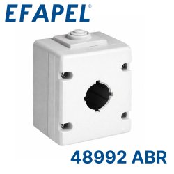 48992 ABR EFAPEL Коробка для кнопки 22, белая