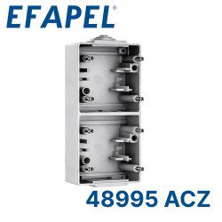 48995 ACZ EFAPEL Двойной вертикальный блок, серый