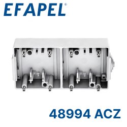 48994 ACZ EFAPEL Двойной горизонтальный блок, серый