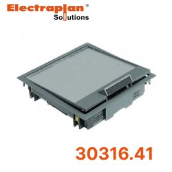 Люк на 8-12 модулей 45х45 мм KDO Q2 SR5 7011 (30316.41), серый Electraplan