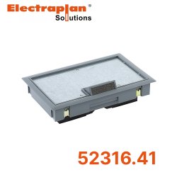 Люк на 4 модуля 45х45 мм KDO E2R5 7011 (52316.41), серый Electraplan