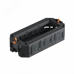 Монтажная коробка UT3 для установки в лючок с накладкой для 3xModul45 (полиамид,черный) OBO Bettermann