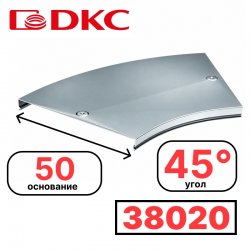 DKC 38020 Крышка на угол CPO 45 горизонтальный 45° осн.50