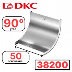 DKC 38200 Крышка на угол CS 90 вертикальный внутр. 90° осн.50