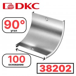 DKC 38202 Крышка на угол CS 90 вертикальный внутр. 90° осн.100