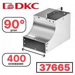 Угол CSSD 90 вертикальный внутр. переходник прав. осн.400 H50  DKC / ДКС