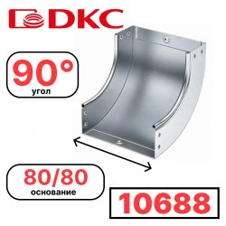 Угол CS 90 вертикальный внутр. 90° 80/80 DKC / ДКС