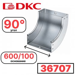 Угол CS 90 вертикальный внутр. 90° 600/100 DKC / ДКС