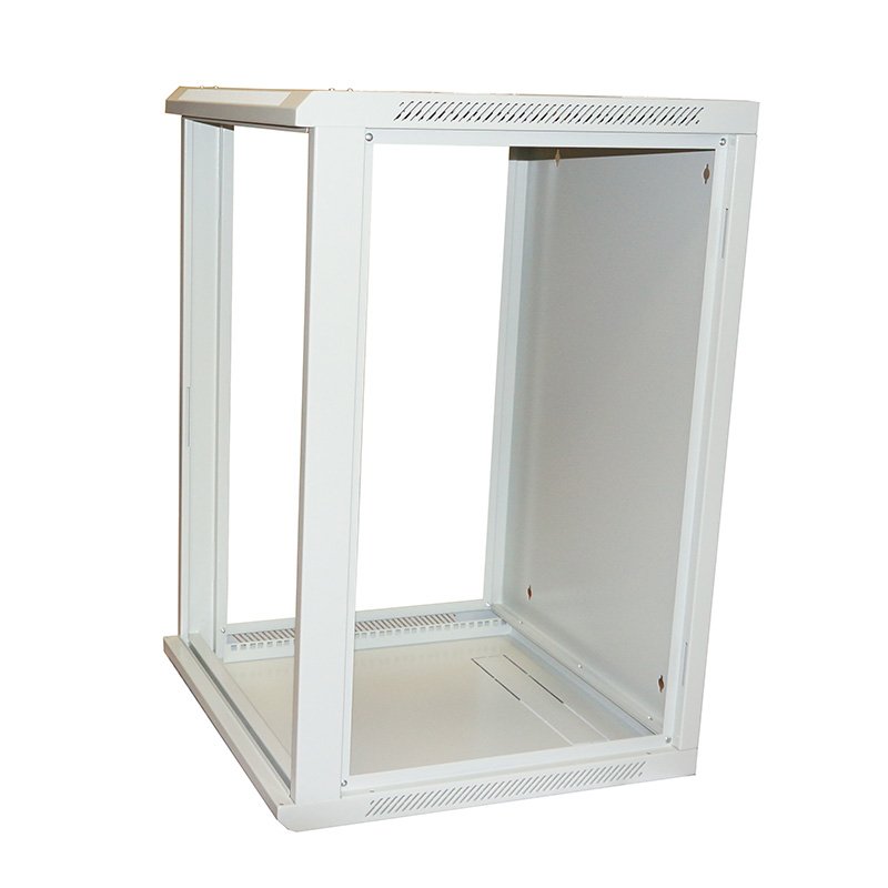 Шкаф 19 дюймов настенный 12U (600х600 мм.), разборный, дверь стекло фото 3
