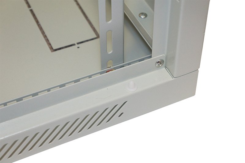Шкаф 19 дюймов настенный 9U (600х450 мм.), разборный, дверь металл фото 8