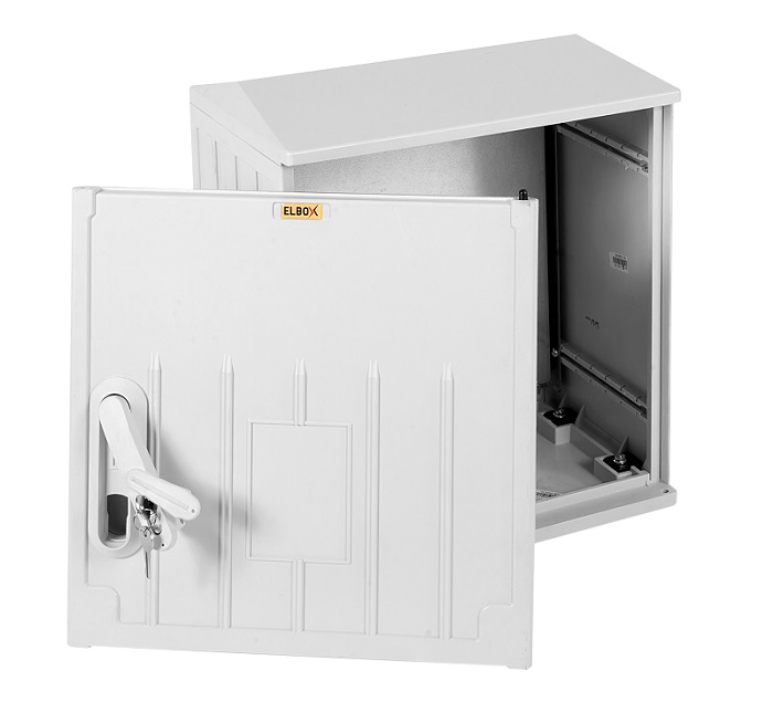 Электротехнический шкаф полиэстеровый IP54 антивандальный (В400*Ш400*Г250) EPV c одной дверью фото 4