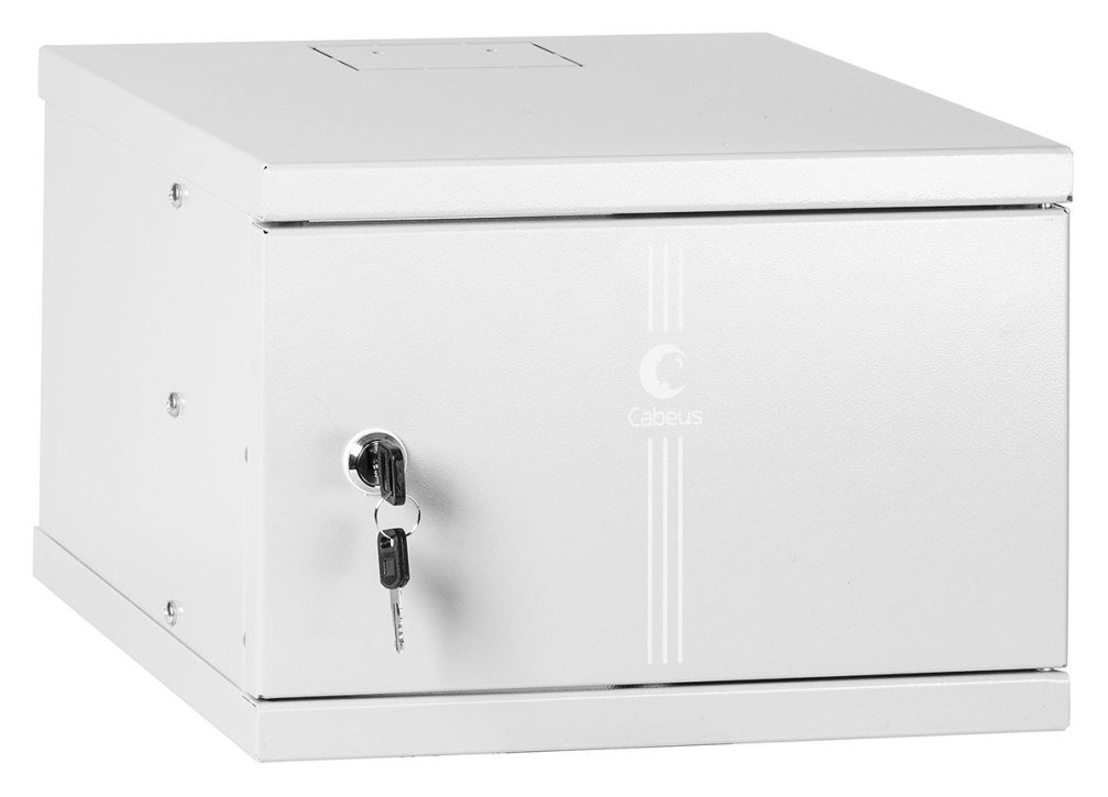 Cabeus WSC-4Um Шкаф телекоммуникационный настенный 10 4U 326x300x225mm (ШхГхВ) дверь металлWSC-4Um фото