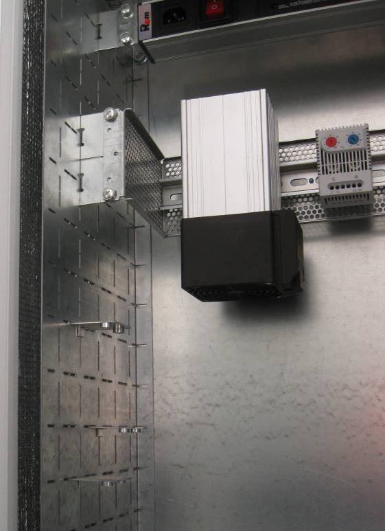 Шкаф уличный всепогодный настенный 9U (600х300), передняя дверь вентилируемая фото 5