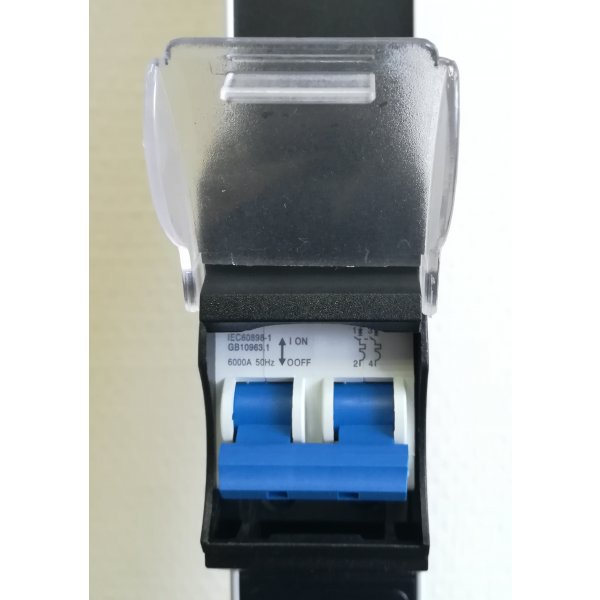Автоматический выключатель блока розеток cabeus фото 3