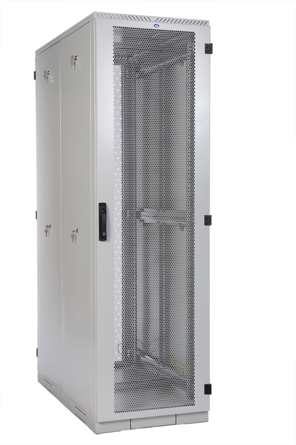 ЦМО ШТК-С-45.6.12-48АА Шкаф серверный напольный 45U (600x1200) | Телекоммуникационный 19 шкаф, дверь перфорированная , задние двойные перфорированныеШТК-С-45.6.12-48АА фото
