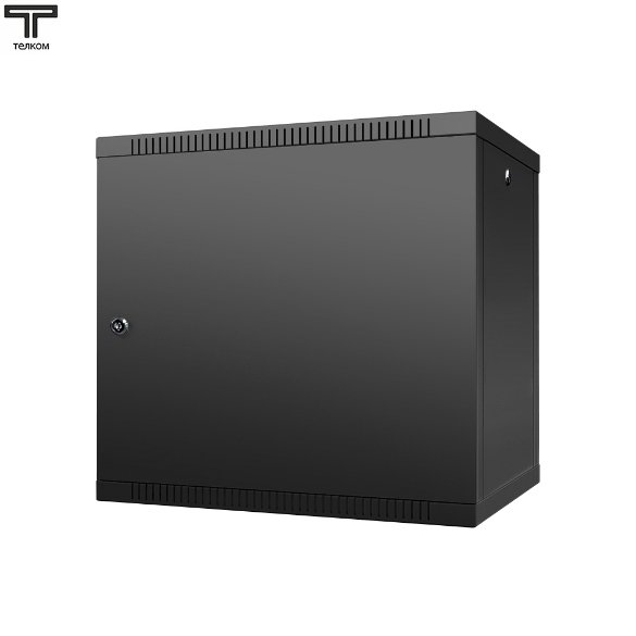ТЕЛКОМ TL-9.6.4-M.9005МА Шкаф 9U 600x450x490мм (ШхГхВ) телекоммуникационный 19 настенный, дверь металл, цвет черный (RAL9005)TL-9.6.4-M.9005МА фото