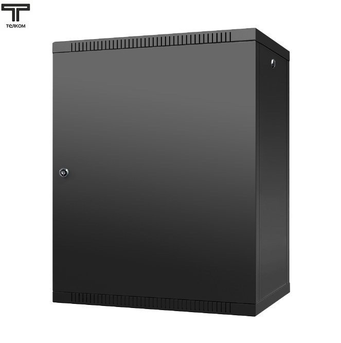 ТЕЛКОМ TL-15.6.3-M.9005МА Шкаф 15U 600x350x757мм (ШхГхВ) телекоммуникационный 19 настенный, дверь металл, цвет черный (RAL9005)TL-15.6.3-M.9005МА фото