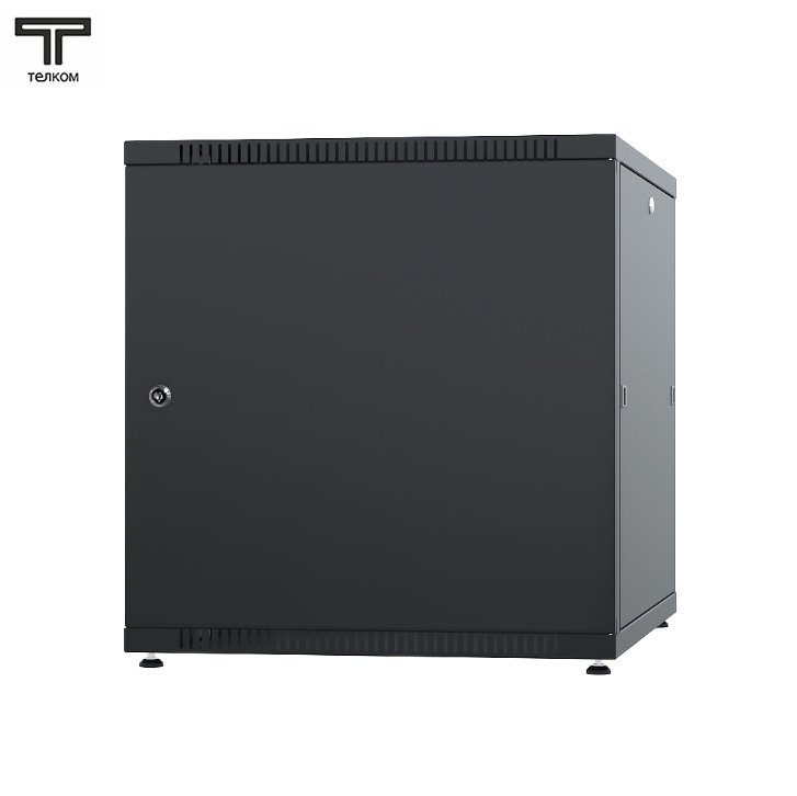 ТЕЛКОМ TLN-12.6.6-ММ.9005 Шкаф 12U 600x600x623мм (ШхГхВ) телекоммуникационный 19 напольный, передняя дверь металл - задняя дверь металл, цвет черный (RAL9005)TLN-12.6.6-ММ.9005МА фото