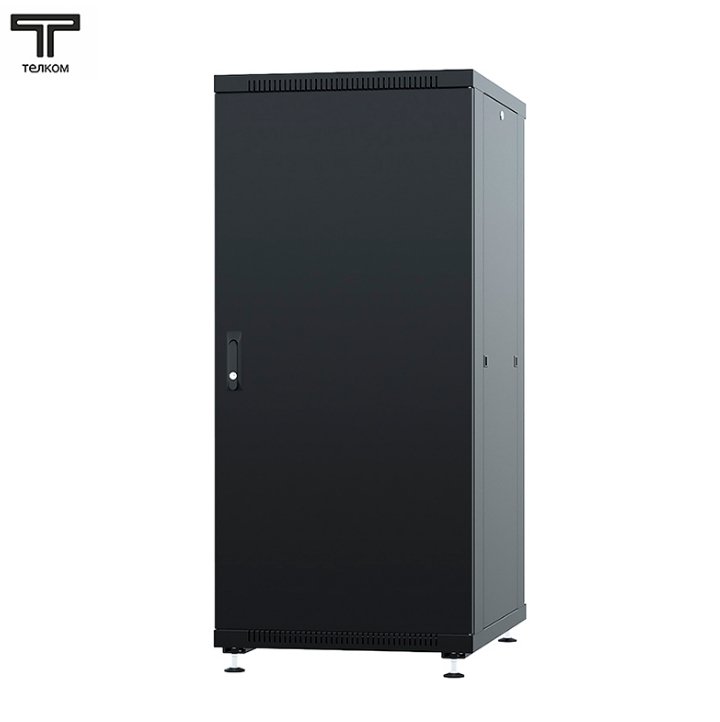 ТЕЛКОМ ТC-18.6.8-ММ Шкаф 18U 600x800x920мм (ШхГхВ) телекоммуникационный 19 напольный, передняя дверь металл - задняя дверь металл, цвет черный (RAL9005)ТC-18.6.8-ММ.9005М фото