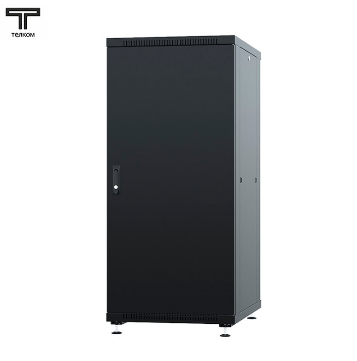 ТЕЛКОМ ТС-22.6.8-ММ Шкаф 22U 600x800x1098мм (ШхГхВ) телекоммуникационный 19 напольный, передняя дверь металл - задняя дверь металл, цвет черный (RAL9005)ТС-22.6.8-ММ.9005М фото