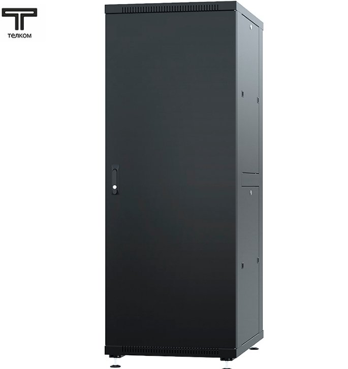 ТЕЛКОМ ТС-33.6.10-ММ Шкаф 33U 600x1000x1587мм (ШхГхВ) телекоммуникационный 19 напольный, передняя дверь металл - задняя дверь металл, цвет черный (RAL9005)ТС-33.6.10-ММ.9005М фото