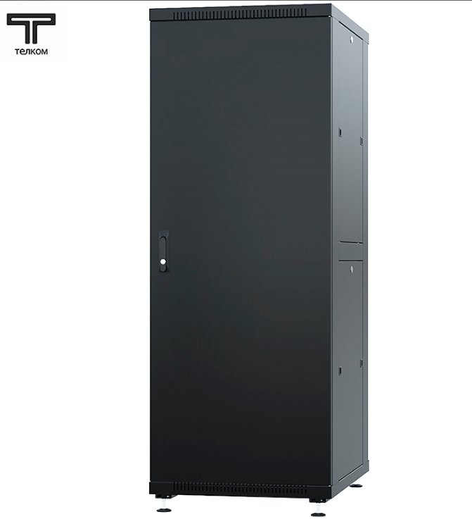 ТЕЛКОМ ТС-33.6.8-ММ Шкаф 33U 600x800x1587мм (ШхГхВ) телекоммуникационный 19 напольный, передняя дверь металл - задняя дверь металл, цвет черный (RAL9005)ТС-33.6.8-ММ.9005М фото