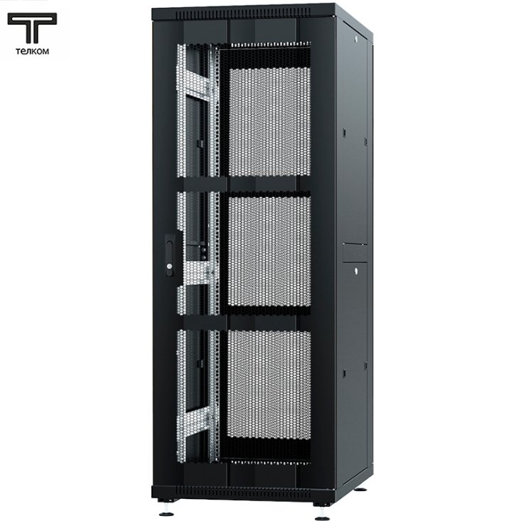 ТЕЛКОМ ТС-37.6.10-ПП Шкаф 37U 600x1000x1765мм (ШхГхВ) телекоммуникационный 19 напольный, передняя дверь перфорация - задняя дверь перфорация, цвет черный (RAL9005)ТС-37.6.10-ПП.9005М фото