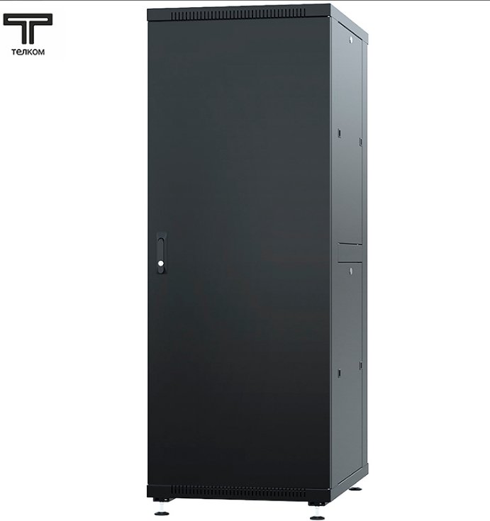 ТЕЛКОМ ТС-37.6.8-ММ Шкаф 37U 600x800x1765мм (ШхГхВ) телекоммуникационный 19 напольный, передняя дверь металл - задняя дверь металл, цвет черный (RAL9005)ТС-37.6.8-ММ.9005М фото