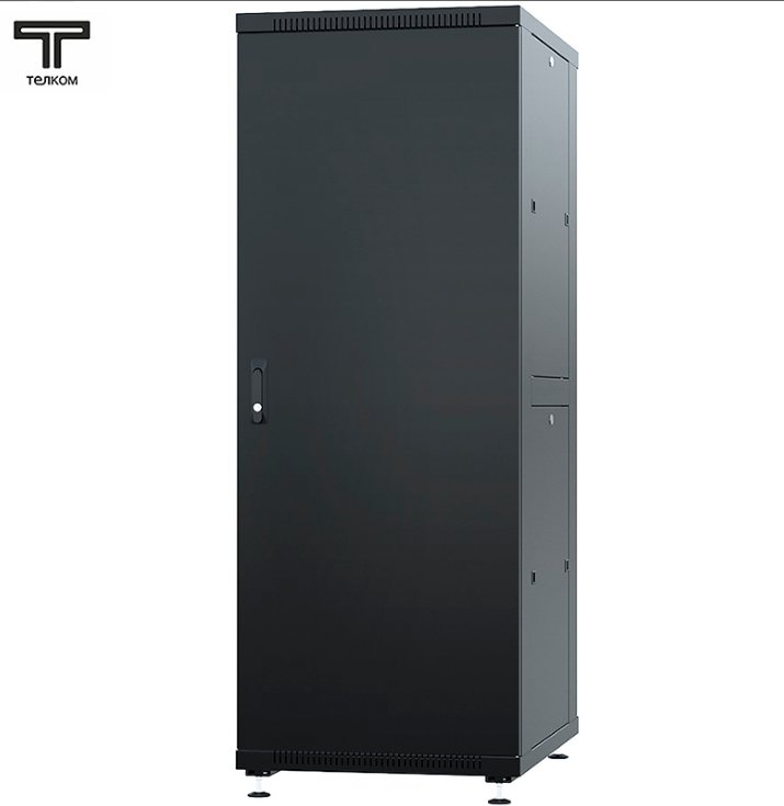 ТЕЛКОМ ТС-47.6.10-ММ Шкаф 47U 600x1000x2209мм (ШхГхВ) телекоммуникационный 19 напольный, передняя дверь металл - задняя дверь металл, цвет черный (RAL9005)ТС-47.6.10-ММ.9005М фото