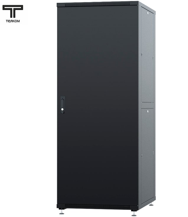 ТЕЛКОМ ТСМ-47.8.10-ММ Шкаф 47U 800x1000х2209мм (ШхГхВ) телекоммуникационный 19 напольный, передняя дверь металл - задняя дверь металл, цвет черный (RAL9005)ТСМ-47.8.10-ММ.9005М фото
