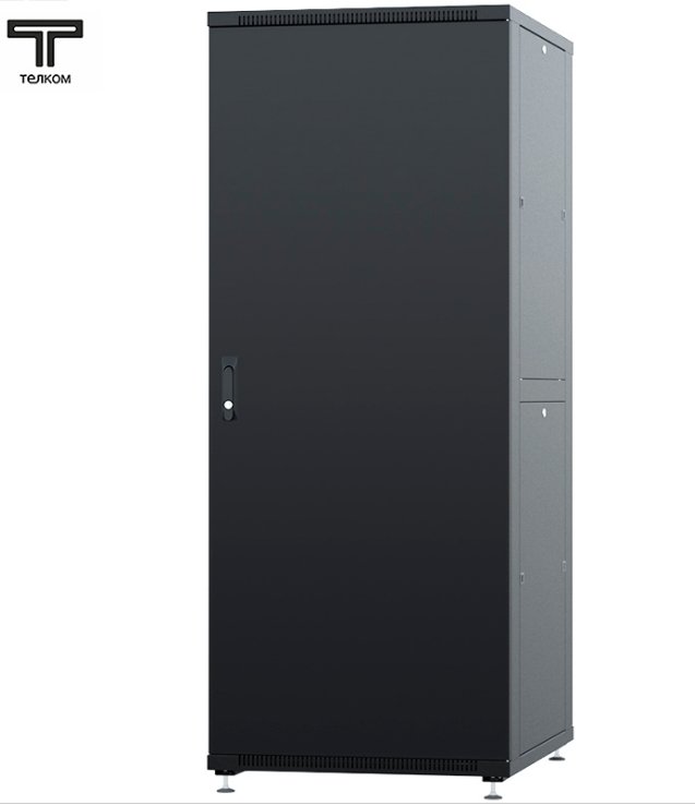 ТЕЛКОМ ТСМ-47.8.12-ММ Шкаф 47U 800x1200х2209мм (ШхГхВ) телекоммуникационный 19 напольный, передняя дверь металл - задняя дверь металл, цвет черный (RAL9005)ТСМ-47.8.12-ММ.9005М фото