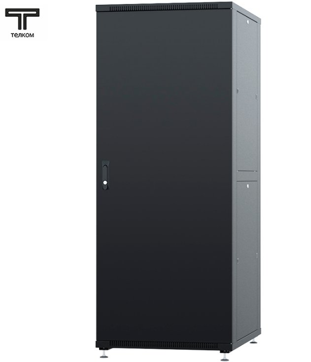 ТЕЛКОМ ТСМ-47.8.8-ММ Шкаф 47U 800x800х2209мм (ШхГхВ) телекоммуникационный 19 напольный, передняя дверь металл - задняя дверь металл, цвет черный (RAL9005)ТСМ-47.8.8-ММ.9005М фото