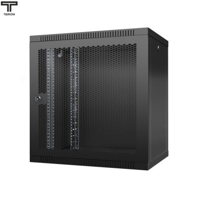 ТЕЛКОМ TL-12.6.3-П.9005МА Шкаф 12U 600x350x623мм (ШхГхВ) телекоммуникационный 19 настенный, дверь перфорированная, цвет чёрный (RAL9005) (4 места)TL-12.6.3-П.9005МА фото