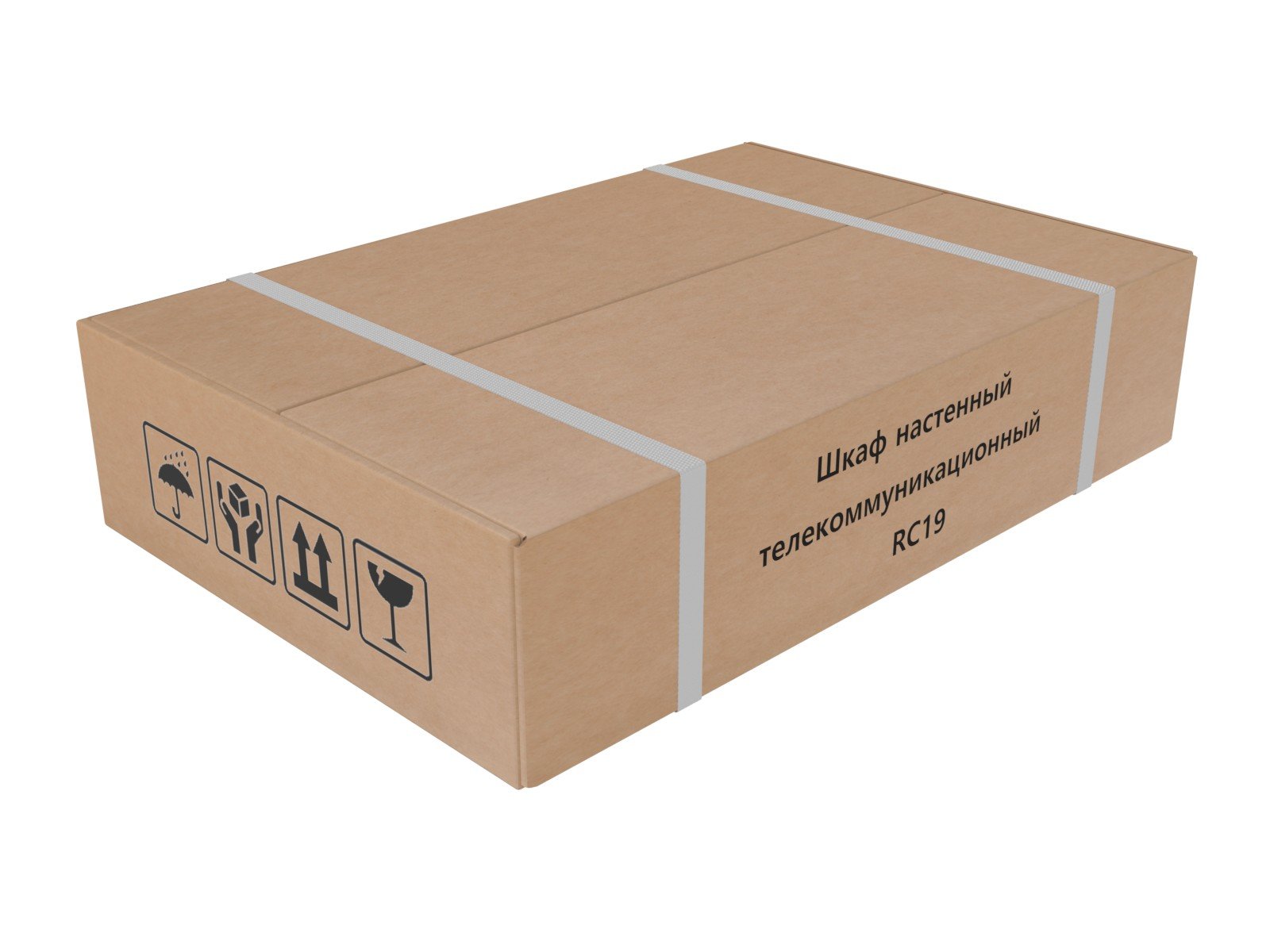 шкаф 19 дюймов настенный 12U 350 коробка картонная упаковочная RC19 фото 5