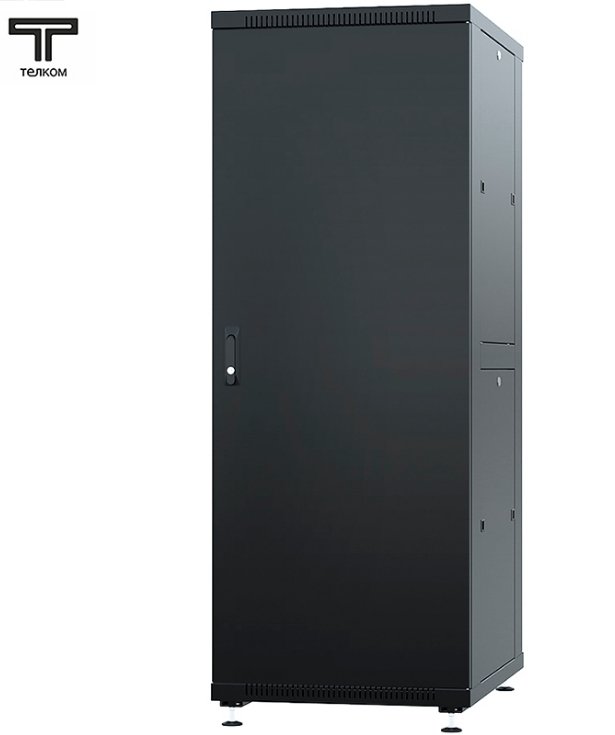 ТЕЛКОМ ТС-47.6.12-ММ Шкаф 47U 600x1200х2209мм (ШхГхВ) телекоммуникационный 19 напольный, передняя дверь металл - задняя дверь металл, цвет черный (RAL9005)ТС-47.6.12-ММ.9005М фото