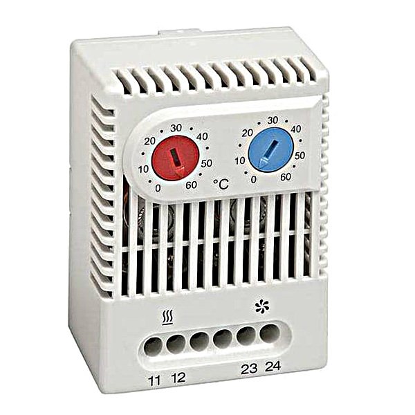 RC19 ZR 011 01175.0-00 Терморегулятор двойной для нагревателя и вентилятора (-10/+50C)