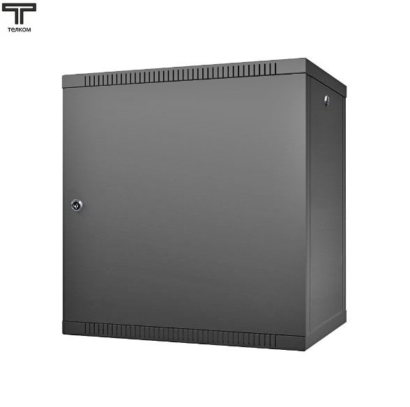 ТЕЛКОМ TL-12.6.4-M.9005МА Шкаф 12U 600x450x623мм (ШхГхВ) телекоммуникационный 19 настенный, дверь металл, цвет черный (RAL9005)TL-12.6.4-M.9005МА фото