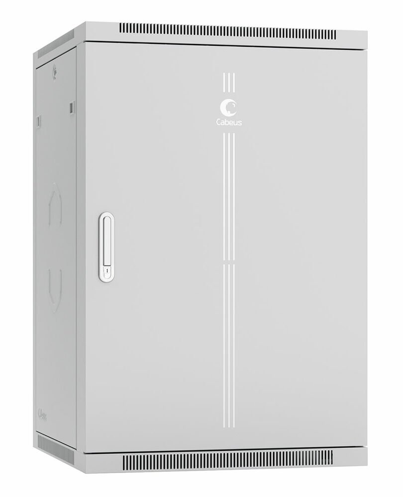 Cabeus SH-05F-18U60/60m-R Шкаф телекоммуникационный настенный разобранный 19 18U 600x600x901mm (ШхГхВ) дверь металл, цвет серый (RAL 7035)SH-05F-18U60/60m-R фото
