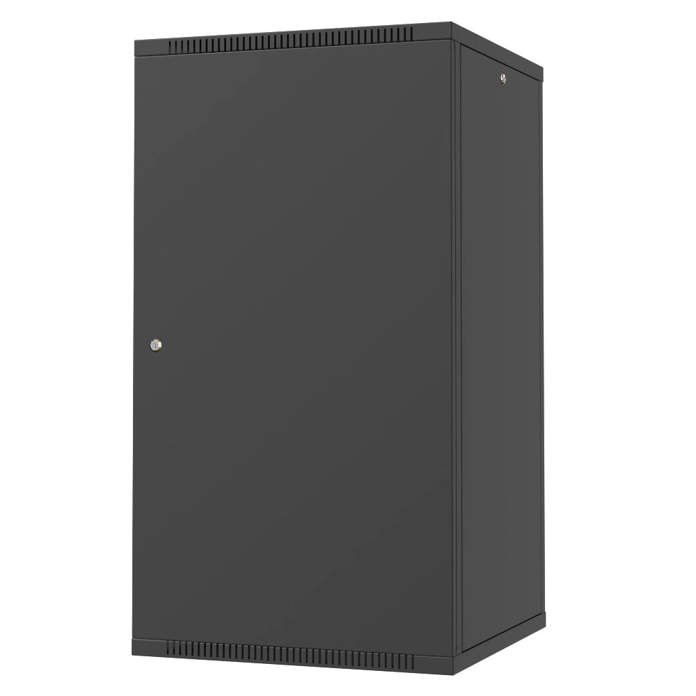ТЕЛКОМ TL-22.6.6-M.9005МА Шкаф настенный 22U 600x600x1070мм (ШхГхВ) телекоммуникационный 19, дверь металлическая, цвет черный (RAL9005МА) (4 места)TL-22.6.6-M.9005МА фото