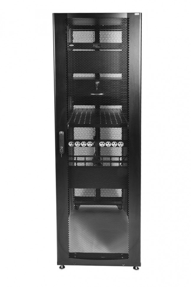 ЦМО ШТК-М-42.8.10-48АА-9005 Шкаф телекоммуникационный напольный 42U (800 x 1000) дверь перфорированная, задние двойные перф., цвет черныйШТК-М-42.8.10-48АА-9005 фото