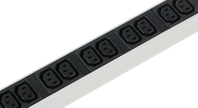 Вертикальный блок розеток Rem-16 с выключателем,14 IEC 60320 C13, 10 C19, вход C20 16A, алюминий, 33U фото 9