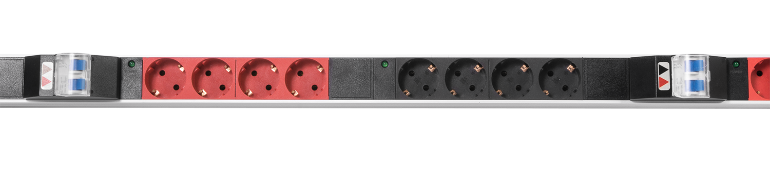 Верт блок розеток, мониторинг, измерение, 3 фазы 16А, 18S, 1420 мм, вх IEC 309, шнур 3м фото 8